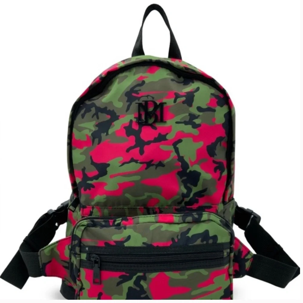 Badgley Mischka Nylon Camouflage Backpack